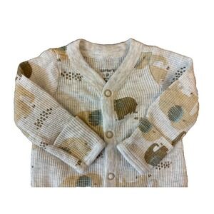 Carters Preemie Baby Boy Sleeper Outfit Romper Cotton Doll Neutral Colors Animal